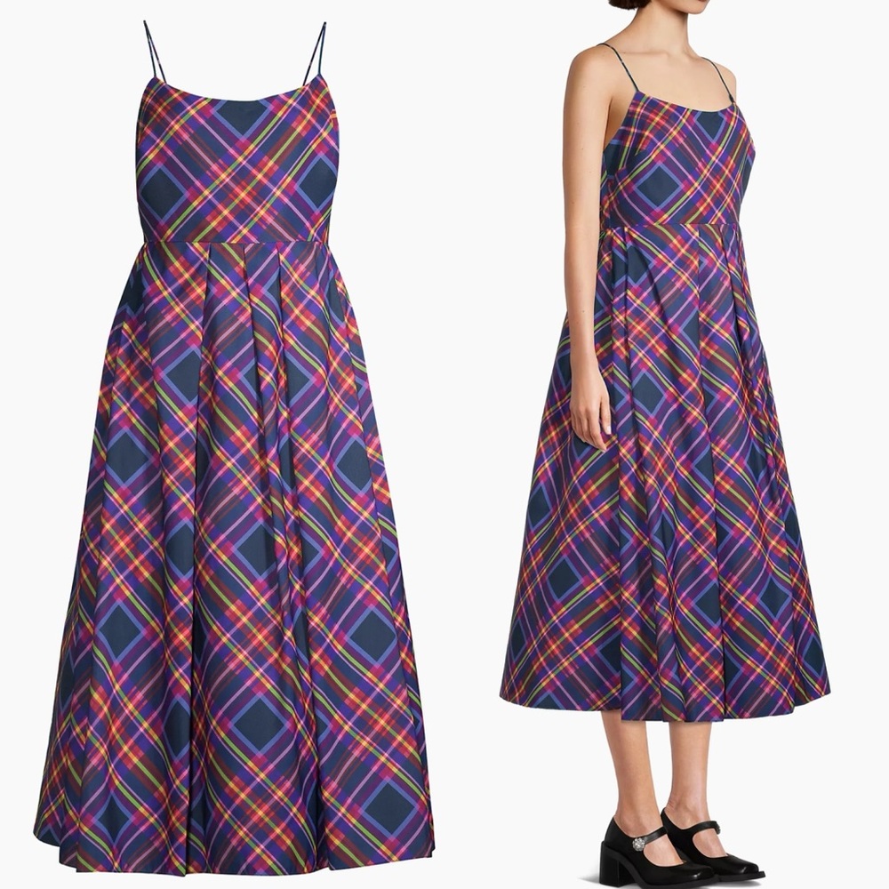 Sachin + Babi Audra Party Plaid Midi-Dress - 4